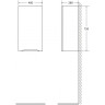 Шкаф подвесной BELBAGNO FLY-MARINO-750-1A-SC-BO-P-R